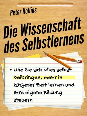 cover image of Die Wissenschaft des Selbstlernens